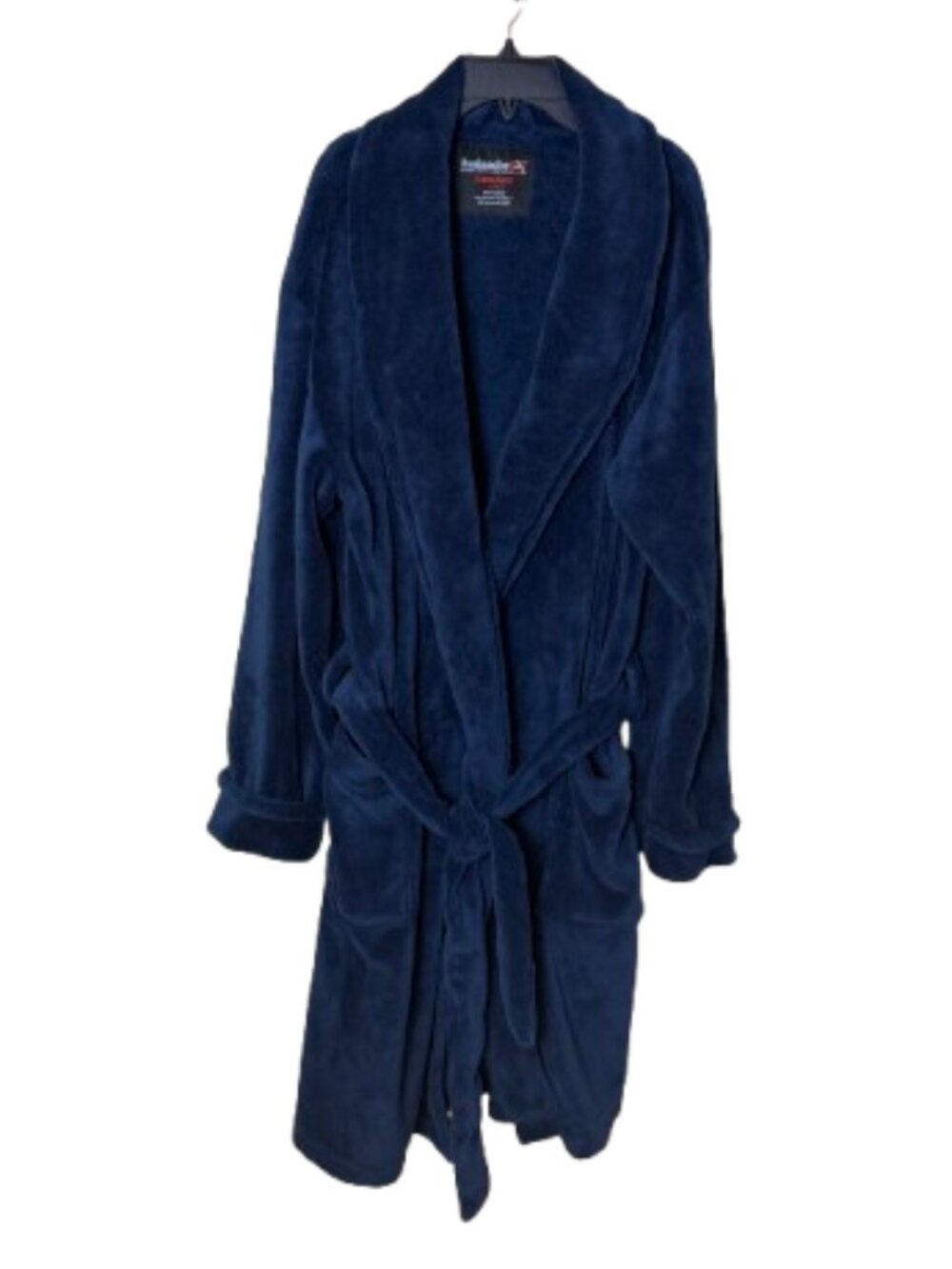 Avalanche Outdoor Supply Company Loungewear Plush navy Blue Bathrobe Robe O/S